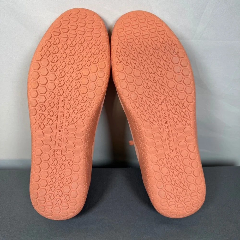Caterpillar Cat Water Stain Repellent Salmon Unisex Tennis Shoes M 10.5W W 12.5W